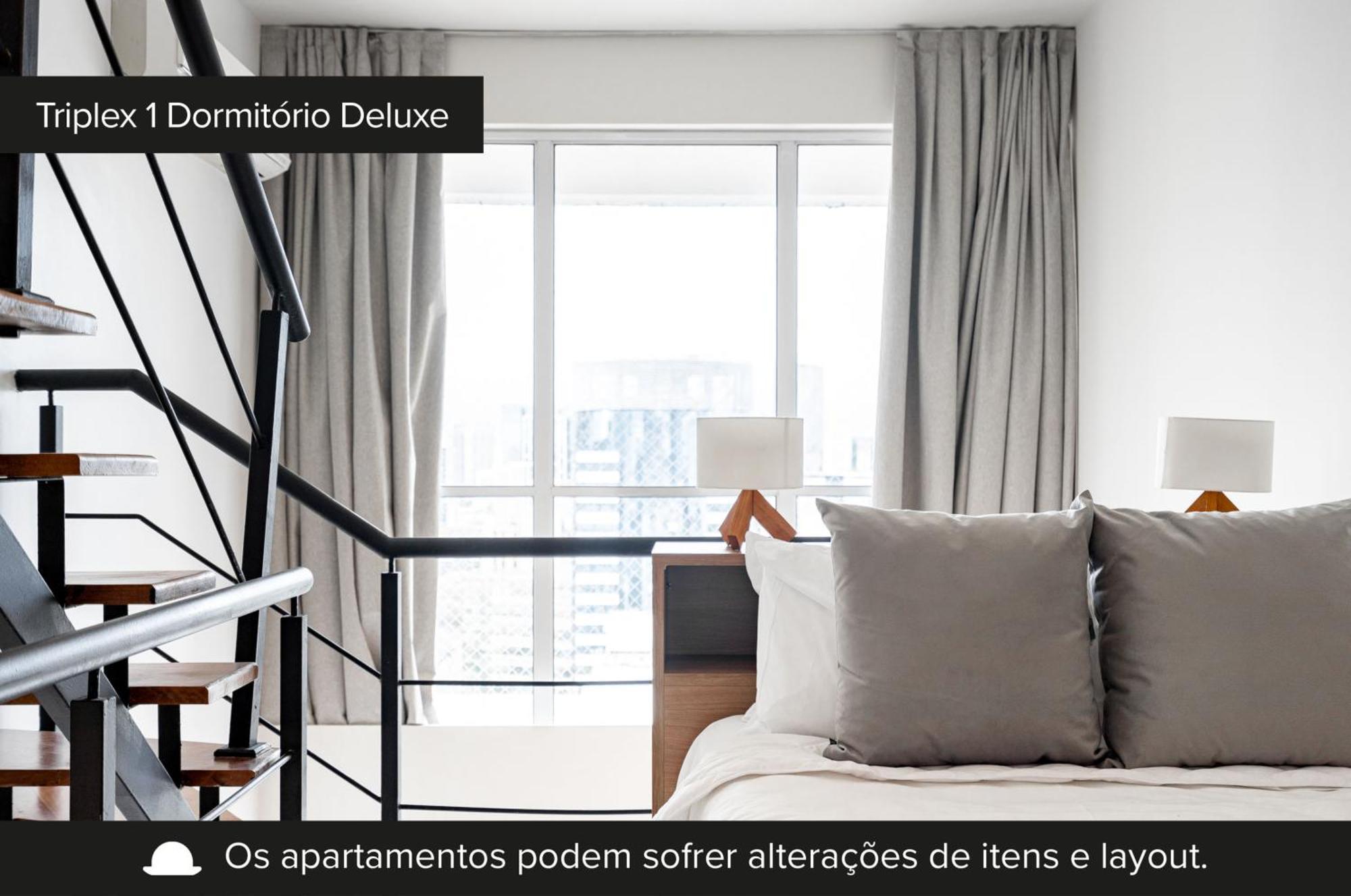 Apartamento Duplex aconchegante com piscina e academia próx. à Berrini - Brooklin São Paulo Exterior foto