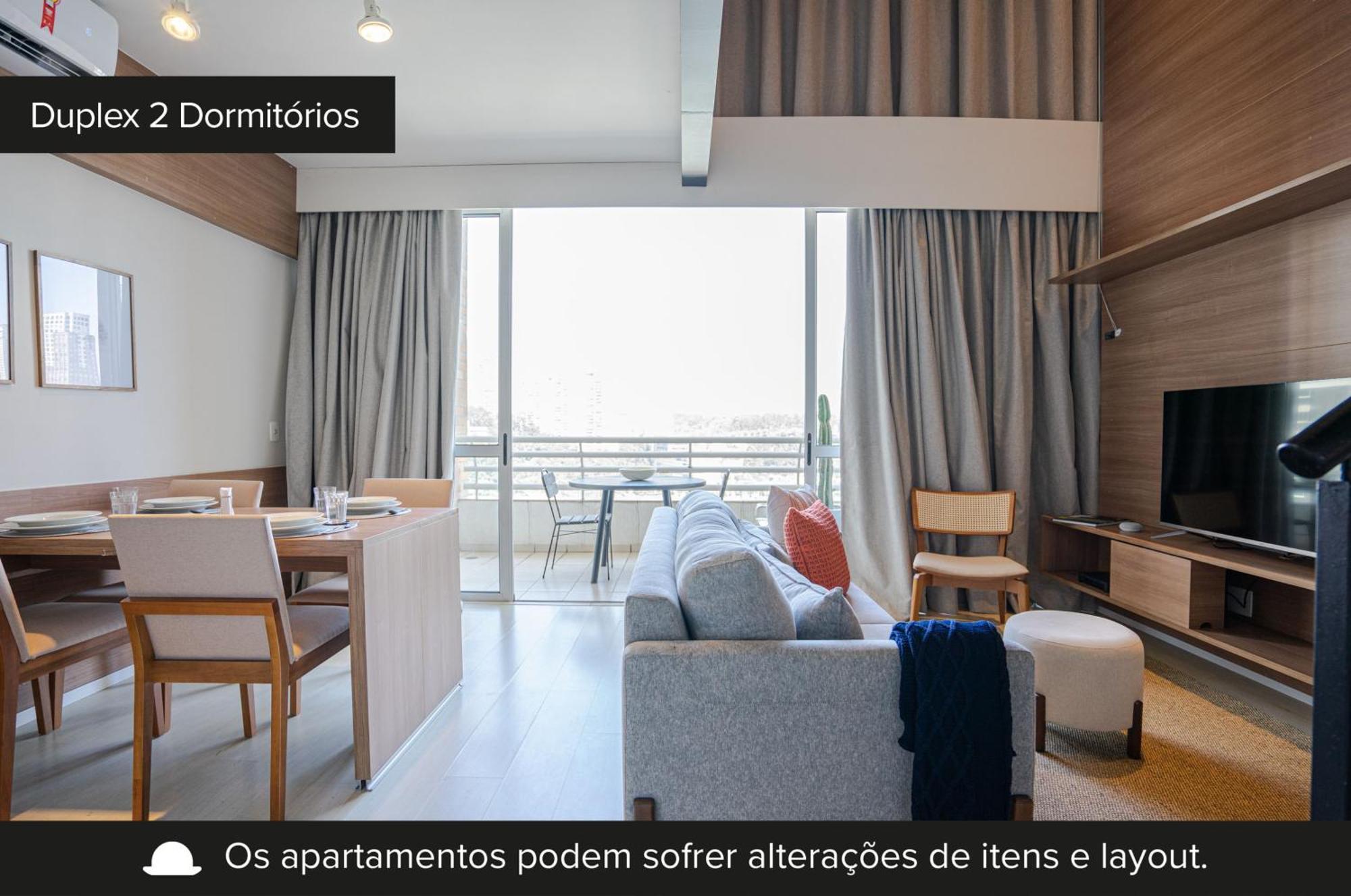 Apartamento Duplex aconchegante com piscina e academia próx. à Berrini - Brooklin São Paulo Exterior foto