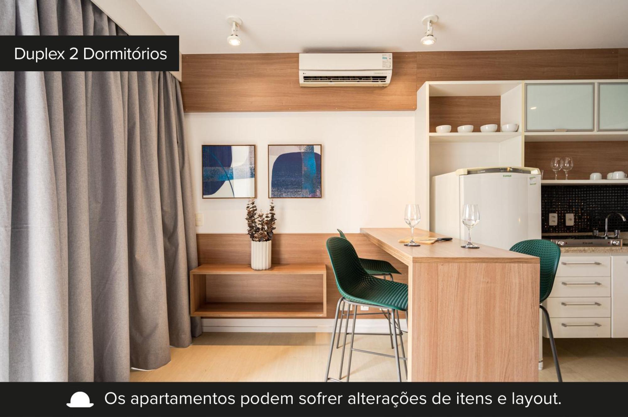 Apartamento Duplex aconchegante com piscina e academia próx. à Berrini - Brooklin São Paulo Exterior foto