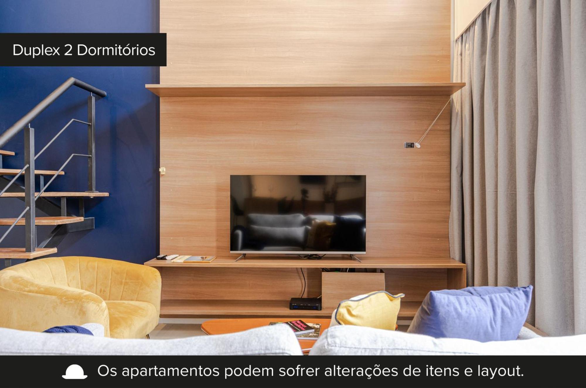 Apartamento Duplex aconchegante com piscina e academia próx. à Berrini - Brooklin São Paulo Exterior foto