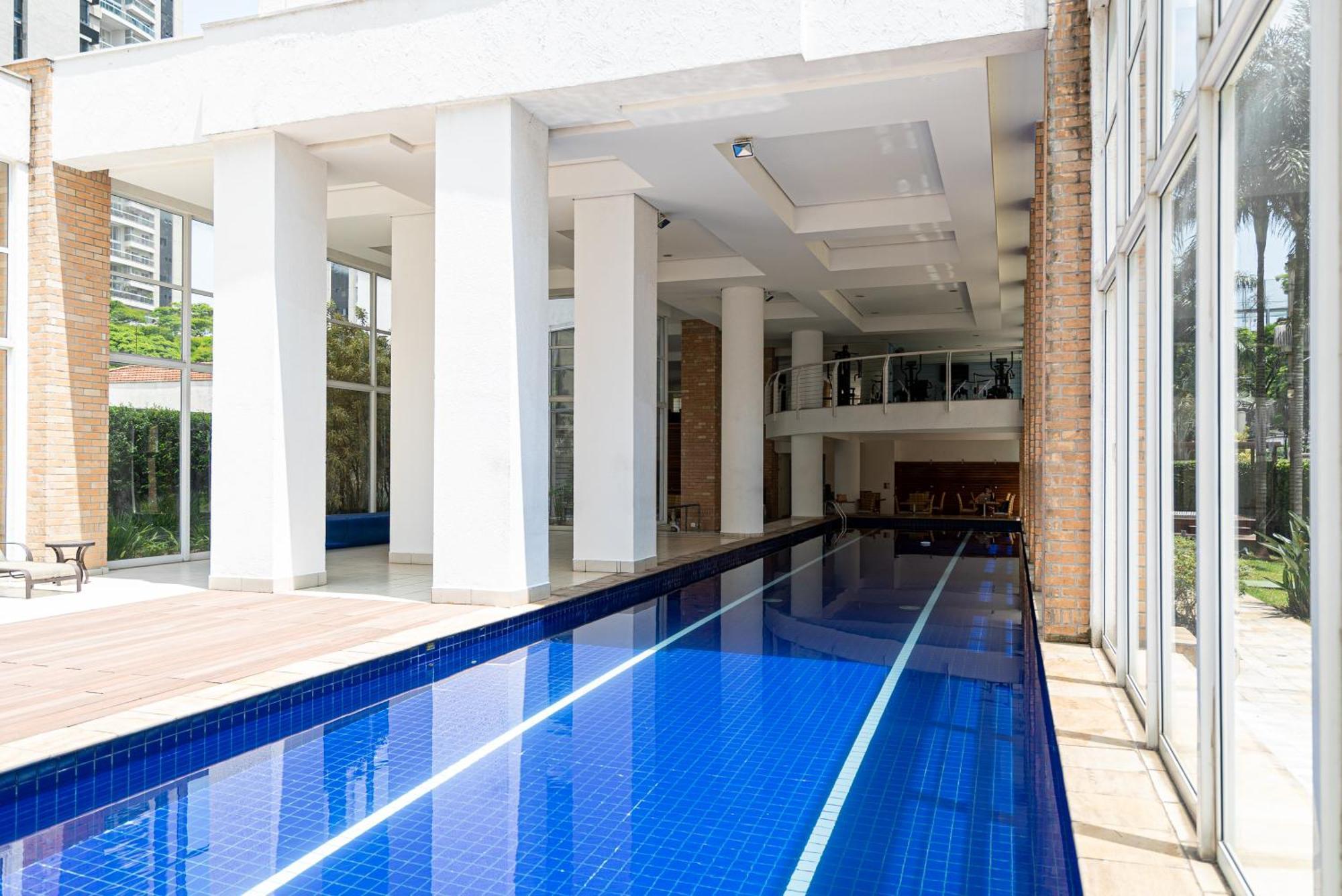 Apartamento Duplex aconchegante com piscina e academia próx. à Berrini - Brooklin São Paulo Exterior foto