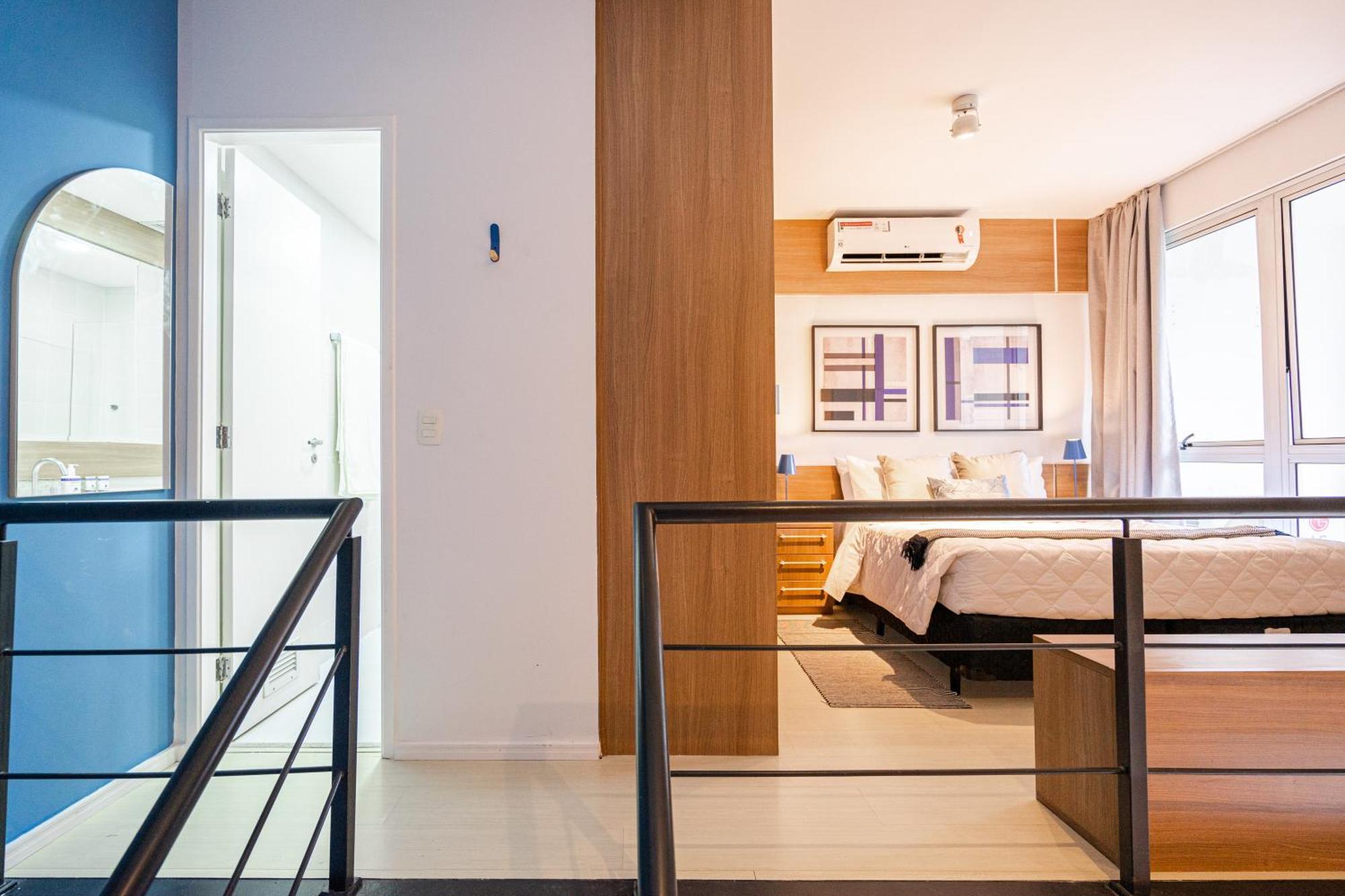 Apartamento Duplex aconchegante com piscina e academia próx. à Berrini - Brooklin São Paulo Exterior foto