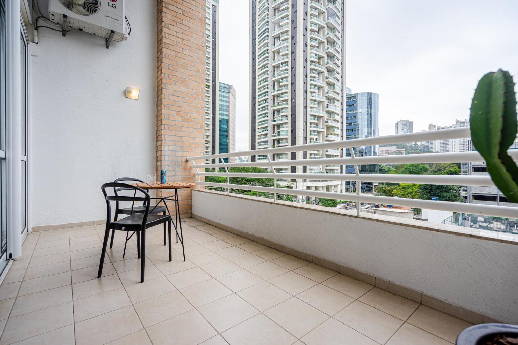 Apartamento Duplex aconchegante com piscina e academia próx. à Berrini - Brooklin São Paulo Exterior foto